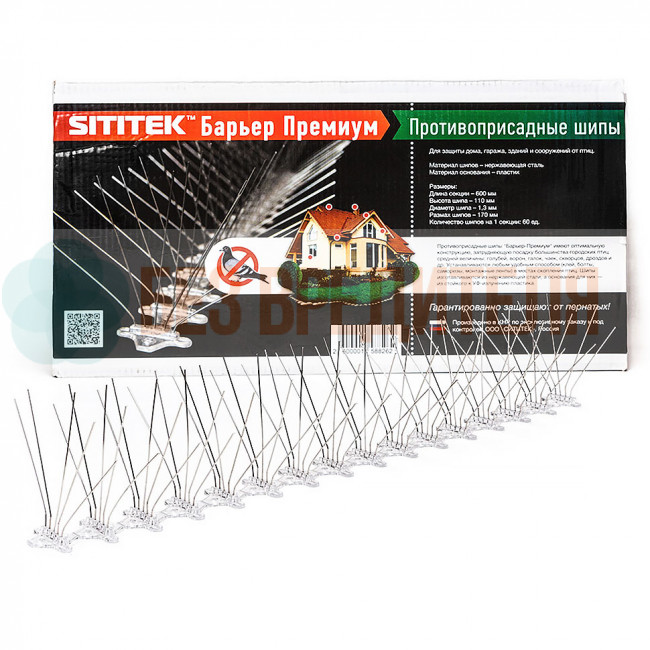 Шипы от птиц SITITEK Барьер Премиум Шипы от птиц SITITEK Барьер Премиум
