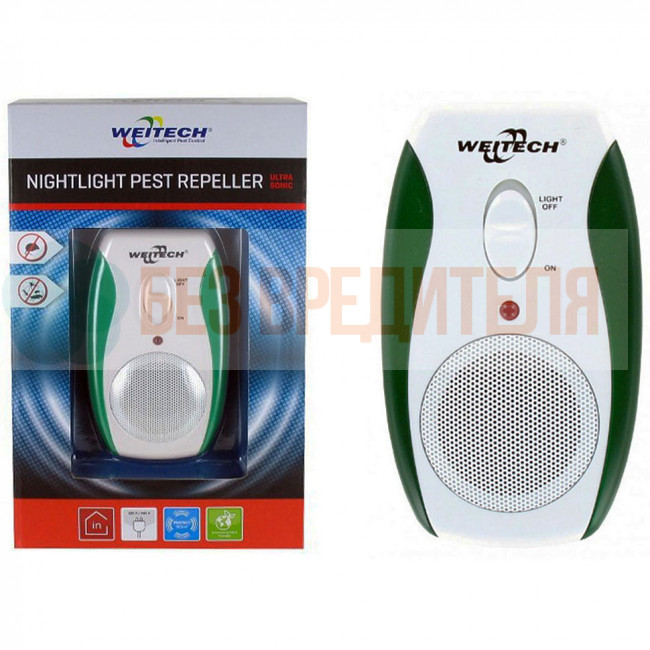 Отпугиватель грызунов и насекомых Weitech WK-0190 Отпугиватель грызунов и насекомых Weitech WK-0190